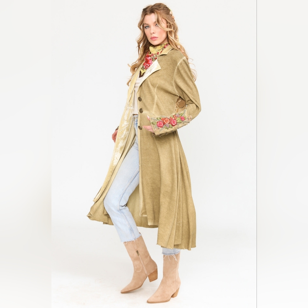 Aratta The Heart of Autumn Coat In Antique Bronze - Picture 6 of 12
